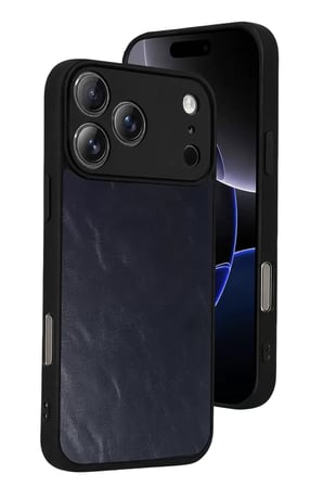 İphone 17 Aras Deri Kapak - Lacivert