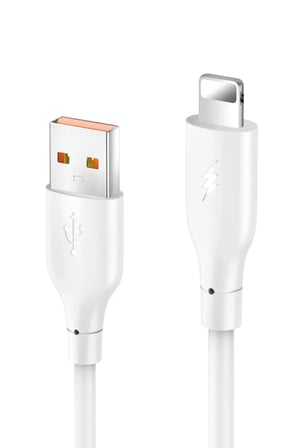 Dc64 Usb To 1M 3.0A Hızlı Kablo - Beyaz