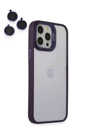 İphone 14 Roblox Lens Standlı Kapak - Mor