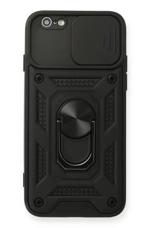 İphone 6 Pars Lens Yüzüklü - Siyah
