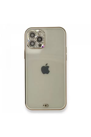 İphone 12 Liva Taşlı - Beyaz
