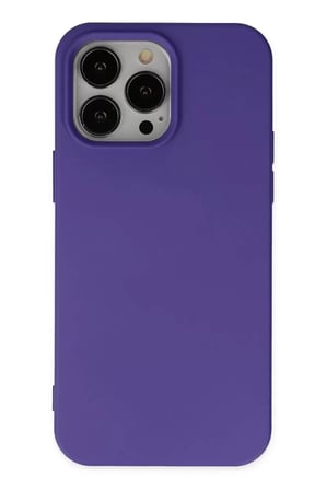İphone 14 Nano İçi Kadife - Mor