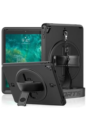 İpad 5 Air 9.7 Strap-C Otterbox Kapak - Siyah