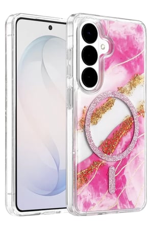 Onegif S26 Lotus Simli Kapak - Pembe