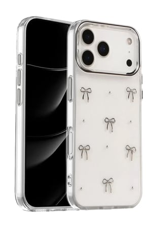 İphone 17 Fiyonk Desenli Kapak - Desen 5