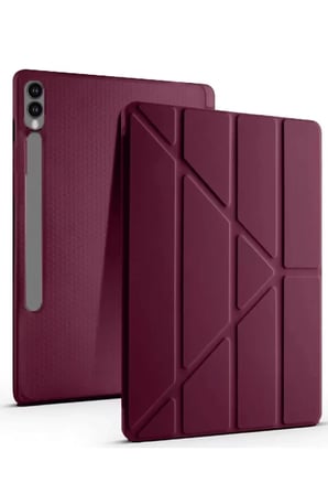 X510 Tab S9 Fe 11 Kalemlikli Mars Kılıfı - Mürdüm
