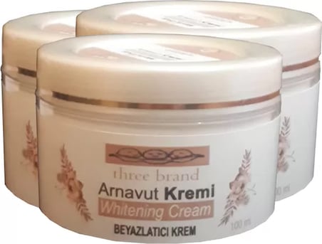 Three Brand Whitening Cream 100 Ml X 3