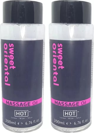 Sweet Oriental Aromalı Rotik Aromaterapi Masaj Yağı 400Ml X 2 Adet