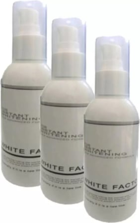 Süper White Factor For Instant Whitening Cilt Bakım Kremi 120 Ml X 3 Ad