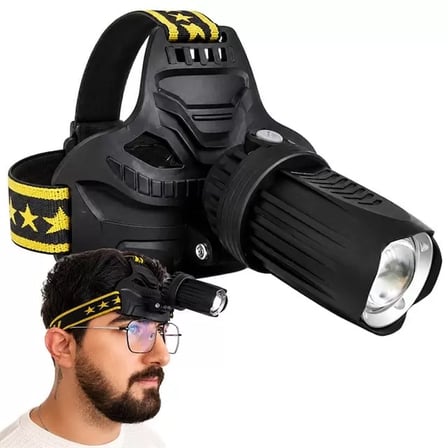 Şarjlı Zoomlu Ledli Kafa Feneri Mx-W643