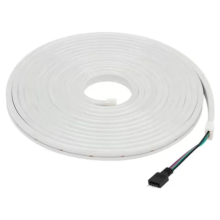 Pm-17903 Silikon Kaplamalı 12 Volt 5 Metre Rgb Neon Led Şerit Aydınlatma