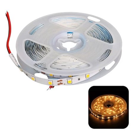 Zmr Zmr-601 3000K 12 Volt Tek Çipli 2835 İç Mekan Silikonsuz 60 Led 5 Metre Şerit Led