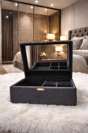Oryon Takı Kutusu Takı Organizeri Lüks Özel Üretim 22.5x18.5x8 cm