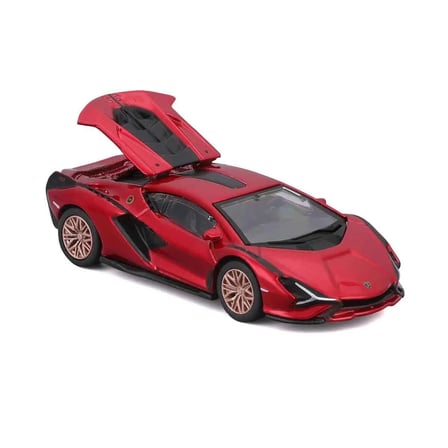 1:64 Speed Icons Diecast Araba Tekli Paket - Kırmızı Lamborghini Sian Fkp 37