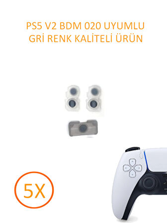 5 Takım PS5 V2 BDM 030 Kollar ile Uyumlu iç Lastik Takımı Gri Renk Kaliteli Ürün