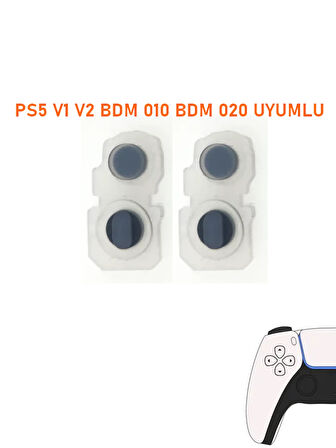 PS5 V1 V2 BDM 010 BDM 020 Kollar İle Uyumlu LR L1 L2 R1 R2 Lastik Takımı