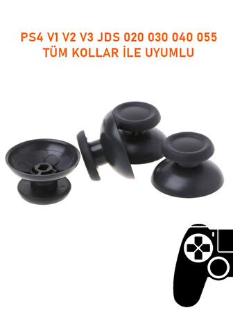 PS4 V1 V2 Tüm Kollar İle Uyumlu Analog Topuz Başlık Gri Renk Kaliteli Ürün Kol Tamir (1 Adet)