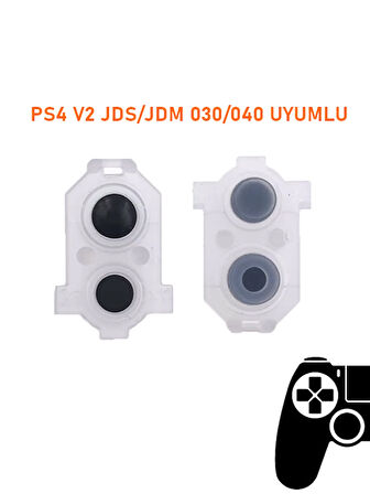 PS4 V2 JDS JDM 030 040 KOLLAR İLE UYUMLU L R L1 L2 R1 R2 LASTİK TAKIMI