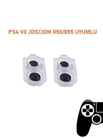 PS4 V3 JDS JDM 050 055 KOLLAR İLE UYUMLU L R L1 L2 R1 R2 LASTİK TAKIMI