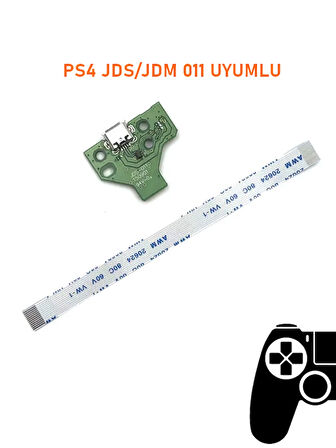 PS4 V1 KOLLAR İLE UYUMLU JDS JDM 011 USB PORT SOKET VE 12 PIN FLEX KABLO