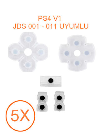 PS4 V1 JDS 001 011 KOLLAR İLE UYUMLU İÇ LASTİK TAKIMI 5 ADET