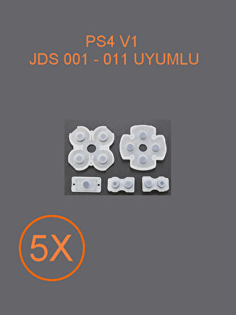 PS4 V1 JDS 001 011 KOLLAR İLE UYUMLU İÇ LASTİK TAKIMI 5 ADET
