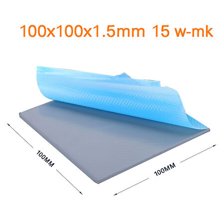 100 x 100 x 1,5 mm Gri Termal İletken Pad - 15 W/m-K