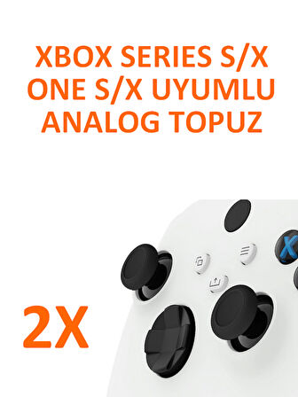 Xbox Series S/X & Xbox One S/X Uyumlu Analog Joystick Başlık - Yedek Parça (2 Adet)