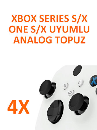 Xbox Series S/X & Xbox One S/X Uyumlu Analog Joystick Başlık - Yedek Parça (4 Adet)