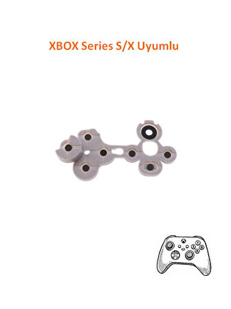Xbox Series S/X Uyumlu Silikon Buton Ped Takımı
