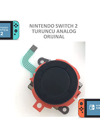 Nintendo Switch 2 NS2 Joystick (Joycon) Analog Stick V2 Turuncu