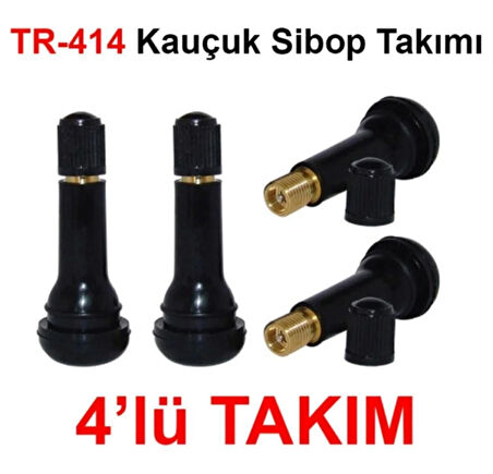 Tr-414 Kauçuk Sibop Takımı (4 ADET SET)