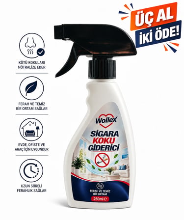 Sigara Koku Giderici Sprey 250 ml | Ev, Araç ve Ofis İçin