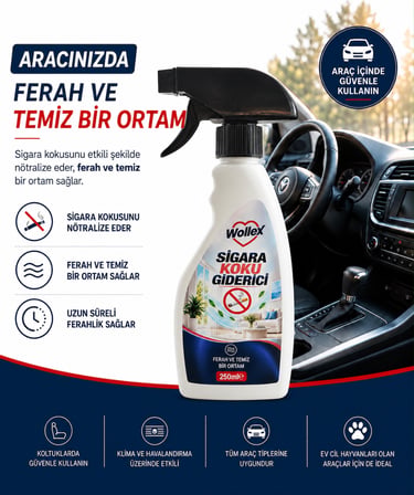 Sigara Koku Giderici Sprey 250 ml | Ev, Araç ve Ofis İçin