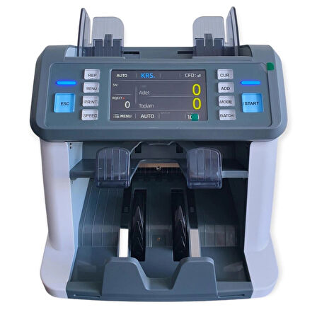 SC-955A Profesyonel Para Sayma Makinesi - Otomatik Ülke Tanımalı Müşteri Ekranı