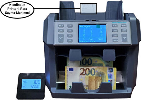 Semtom St-4025 Kendinden Printerlı Profesyonel Para Sayma Makinesi
