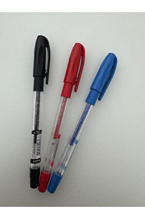 Jel Kalem Jely 1.0 MM Glıtter Simli 3Lü Siyah Kırmızı Mavi
