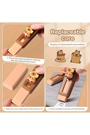 Capybara Silgi - Capybara Kaydırmalı Silgi