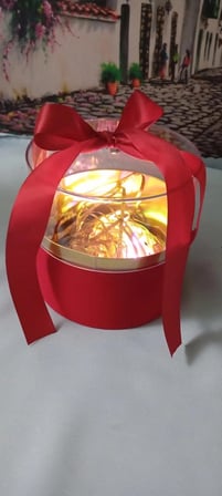 Silindir Hediye Kutusu (Kadife-Işıklı)