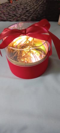 Silindir Hediye Kutusu (Kadife-Işıklı)