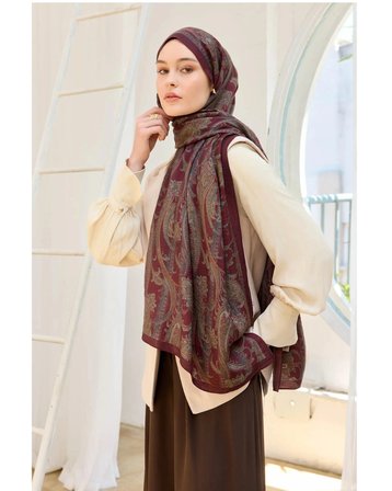 Silk Home Urban Hours Şal Desen Mayda Şal