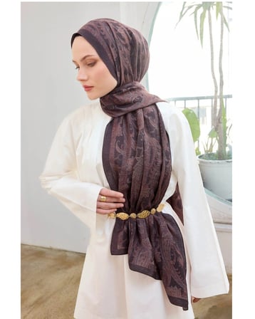 Silk Home Urban Hours Şal Desen Mayda Şal