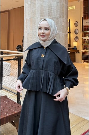 Silly Pilise Detaylı Tesettür Takım