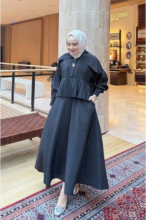 Silly Pilise Detaylı Tesettür Takım