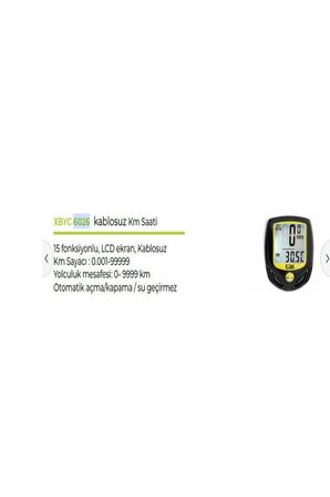 Forte GT XBYC 6026 Km Saati Bisiklet Wıreless kablosuz kilometre