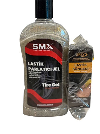 Gümüş Simli Jel Lastik Parlatıcı 500 Ml + Sünger Hediye