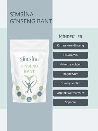 Simsina Doğal Ginseng Ağrı Bandı ile Anında Konfor ve Kalıcı Rahatlama 75 Adet Ginseng Bant