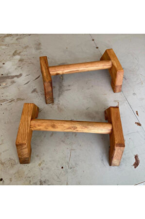 20 Cm Ahşap Şınav Barı - Paralel Bar -pilates - Armut Bar