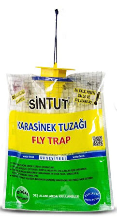 Sintut Medium Karasinek Tuzagı (1 Adet) – Sağlık Bakanlığı Onaylı, Zehirsiz & Etkili Karasinek / Sinek Kapanı