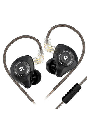 KZ EDX PRO X 1DD 10mm Dinamik Sürücü Kulak Içi Kulaklık Mikrofonlu